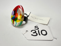 Sobral - Nuage "Poesia" Resin Ring ( 003597 ) - Size UK T / US 9