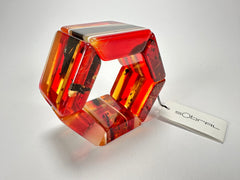 Sobral - Eco Amber "Mery" Elasticated Resin Bracelet ( 004575 )