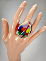 Sobral - Nuage "Poesia" Resin Ring ( 003597 ) - Size UK U / US 10