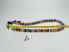 Sobral - Planets "Cosmic Marbles" Studio Creation Resin Necklace ( 000000 )