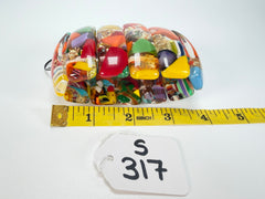 Sobral - Past Present "Sao Conrado" Elasticated Resin Bracelet ( 003283 )