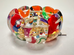 Sobral - Past Present "Copacabana" Elasticated Resin Bracelet ( 003275 )