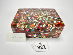 Sobral - Past Present "Encapsulada" Encapsulated Pieces Resin Jewellery Box ( 000303 )