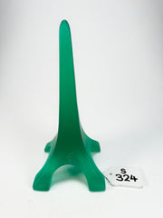 Sobral - Landmark "Eiffel Tower" Green Frost Large 18cm Statue Ornament ( 000745 )