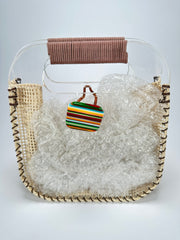 Sobral - Pop Art "Nova " Cristal Resin Handbag ( 005446 )