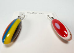 Sobral - Pop Art "Andy" Resin Earrings ( 005468 )