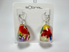 Sobral - Past Present "Gloria" Resin Earrings ( 003260 )
