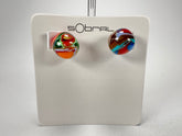 Sobral - Planets "Orbitalis" Pollock Resin Earrings ( 005456 )