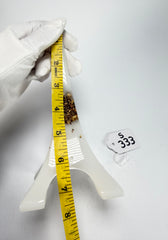 Sobral - Landmark "Eiffel Tower" Metalique Orlando White & Gold Large 18cm Statue Ornament ( 000000 )