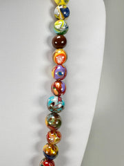 Sobral - Planets "Urano" Pollock Resin Necklace ( 005452 )