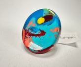 Sobral - Multi-Colour "Munique" K.Polido Resin Ring ( 005145 ) - Size UK Q / US 8