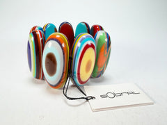 Sobral - Pop Art "Andy" Elasticated Resin Bracelet ( 005467 )