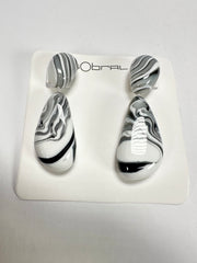 Sobral - Onda Gelo "Vague" Resin Earrings ( 005326 )