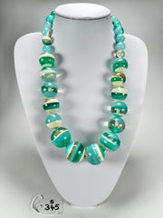 Sobral - Planets "Jupiter" Neptune Resin Necklace ( 005453 )