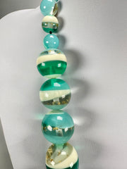 Sobral - Planets "Jupiter" Neptune Resin Necklace ( 005453 )