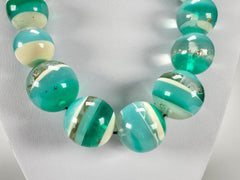 Sobral - Planets "Jupiter" Neptune Resin Necklace ( 005453 )