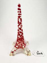 Sobral - Landmark "Eiffel Tower" Cristal with Mouve Inserts Large 18cm Statue Ornament ( 000745 )