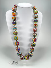 Sobral - Pop Art "Grego" Spheres Resin Necklace ( 000894 )