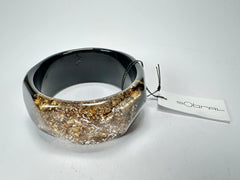 Sobral - Metalique Orlando "Técnica PB34" Black Resin Solid Bangle ( 004102 )