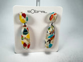 Sobral - Caillou Marfim "Caillou" Resin Earrings ( 005427 )