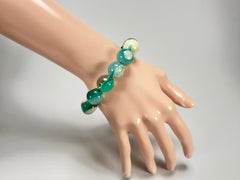 Sobral - Planets "Orbitalis" Neptune Elasticated Resin Bracelet ( 005454 )