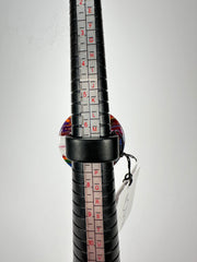 Sobral - Multi-Colour "Retalhos Efeitos" Resin Ring ( 004934 ) - Size UK N / US 7