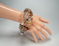 Sobral - Minas Gerais "Studio Creation" Elasticated Resin Bracelet ( 000000 )