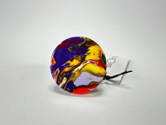 Sobral - Multi-Colour "Retalhos Efeitos" Resin Ring ( 004934 ) - Size UK U / US 10