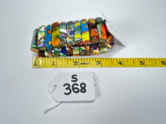 Sobral - Multi-Colour "Stoc" Pollock Elasticated Resin Bracelet ( 004352 )