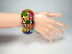 Sobral - Past Present "Copacabana" Elasticated Resin Bracelet ( 003275 )