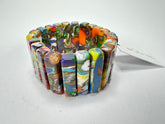 Sobral - Multi-Colour "Stoc" Pollock Elasticated Resin Bracelet ( 004352 )