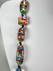 Sobral - Baru "Wave" Resin Necklace ( 005327 )