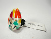 Sobral - Caillou Marfim "Poesia" Resin Ring ( 003597 ) - Size UK Q / US 8