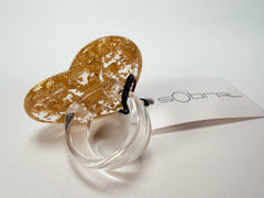 Sobral - Metalique "Mini Ariadne" Resin Ring ( 005543 ) - Size UK N / US 7