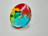 Sobral - Multi-Colour "Munique" K.Polido Resin Ring ( 005145 ) - Size UK P / US 7.5