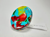 Sobral - Multi-Colour "Munique" K.Polido Resin Ring ( 005145 ) - Size UK U / US 10