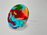 Sobral - Multi-Colour "Munique" K.Polido Resin Ring ( 005145 ) - Size UK N / US 6.5
