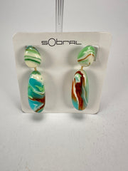 Sobral - Eteria "Caillou" Resin Earrings ( 005427 )