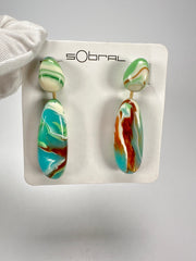 Sobral - Eteria "Caillou" Resin Earrings ( 005427 )
