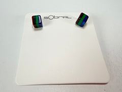 Sobral - Pop Art "Cubinho" Resin Earrings ( 000096 )