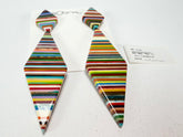 Sobral - Pop Art "Nial" Resin Earrings ( 004203 )