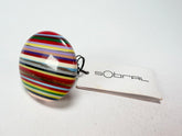 Sobral - Pop Art "Bead Efeitos" Resin Ring ( 004764 ) - Size UK N / US 7