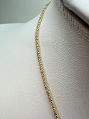 Sobral - Multi-Colour "Vague" Pollock Resin AG Sliver Necklace ( 005328 )