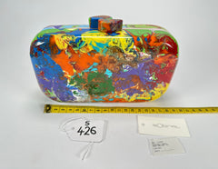 Sobral - Multi-Colour "Linda Purse" Pollock Resin Clutch Bag ( 005290 )