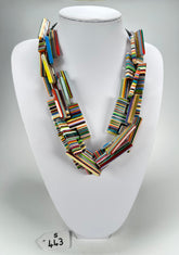 Sobral - Pop Art "Neoconcretismo" Resin Necklace ( 003885 )
