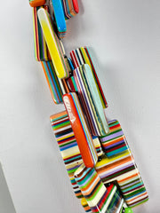 Sobral - Pop Art "Neoconcretismo" Resin Necklace ( 003885 )