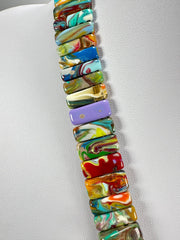 Sobral - Multi-Colour "Dessau" Pollock Resin Necklace ( 004889 )