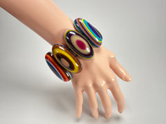 Sobral - Pop Art "Andy" Elasticated Resin Bracelet ( 005467 )