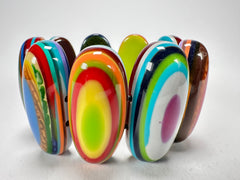 Sobral - Pop Art "Andy" Elasticated Resin Bracelet ( 005467 )