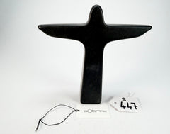 Sobral - Landmark "Cristo" Black Medium 14cm Statue Ornament ( 000380 )